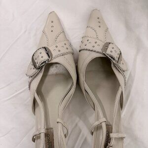 Tony Bianco kitten heels with studs and buckles